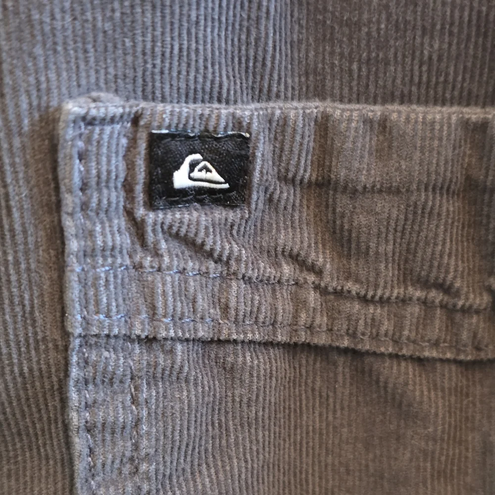 Quicksilver Bubble Cotton Corduroy Shirt Jacket, Iron Gate, Sz XL - Picture 8 of 10